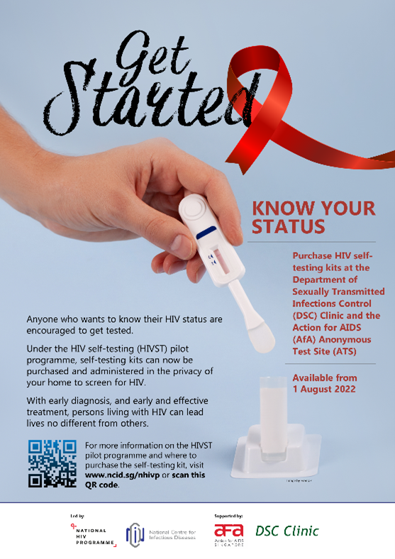 Hiv Self Testing Pilot Programme Dsc Clinic Department Of Sti Control Singapore 0279